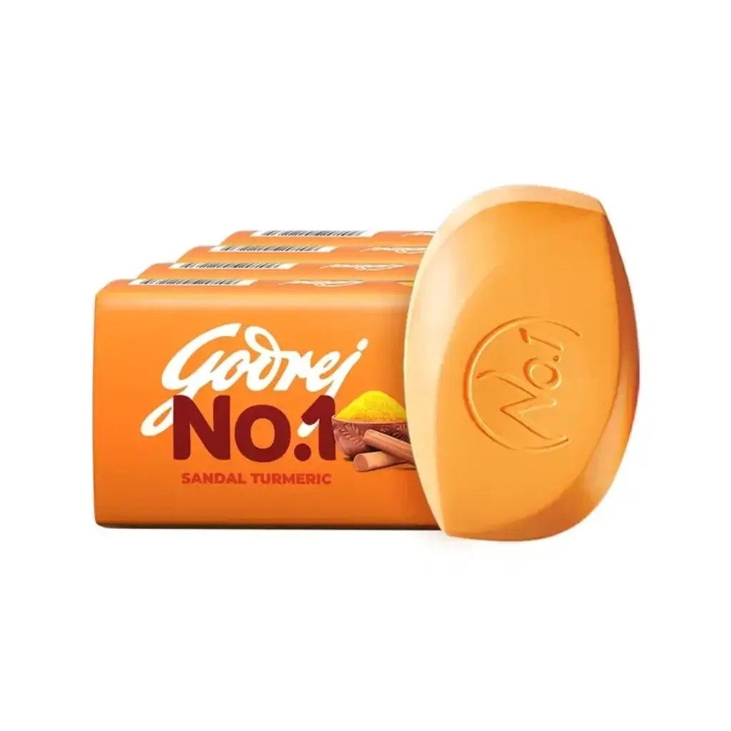 GODREJ NO 1 SANDAL TURMERIC PACK OF 4 (4*43 G) 172 G