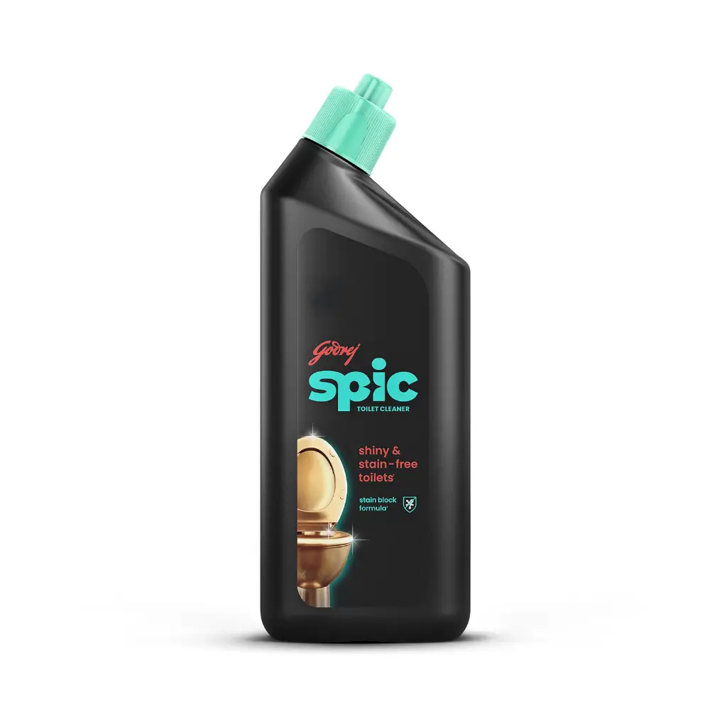 GODREJ SPIC TOILET CLEANER SHINY & STAIN - FREE TOILETS 500 ML