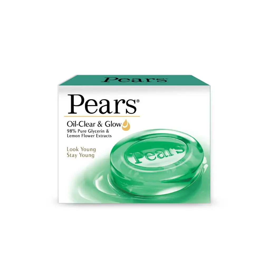 PEARS OIL - CLEAR GLOW BAR 75 GM