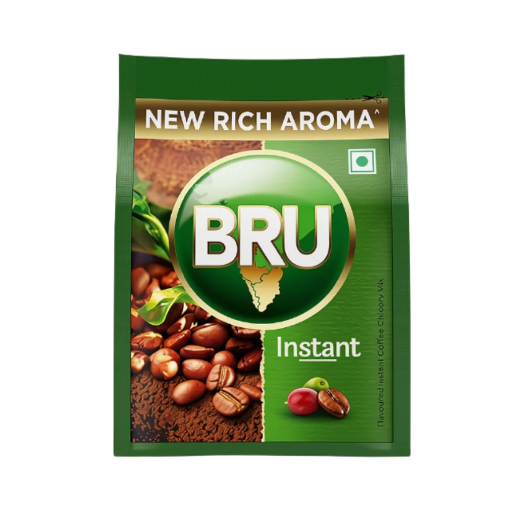 BRU NEW RICH AROMA INSTANT COFFEE POWDER POUCH 100 GM