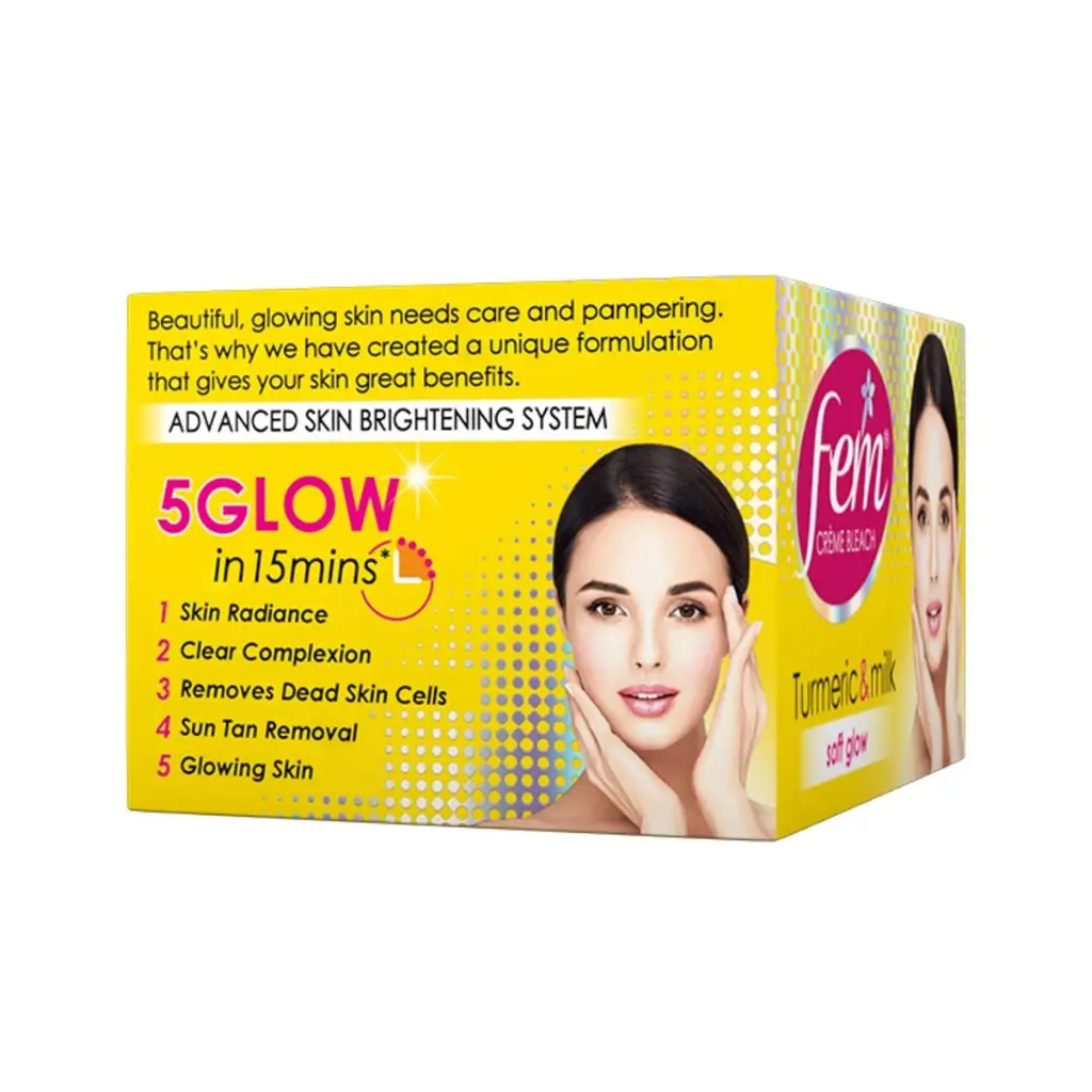 FEM CREME BLEACH TURMERIC & MILK 8G