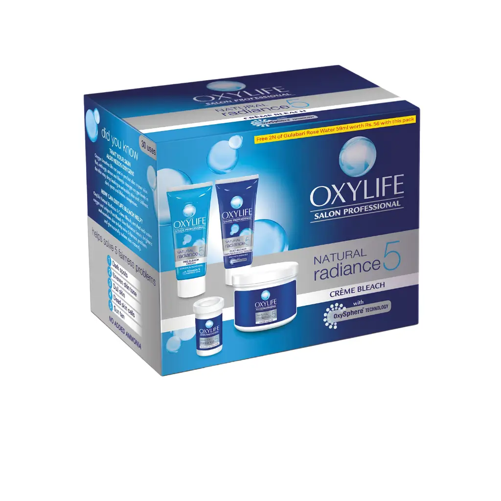 OXYLIFE NATURAL RADIANCE 5 BLEACH CREME 9G