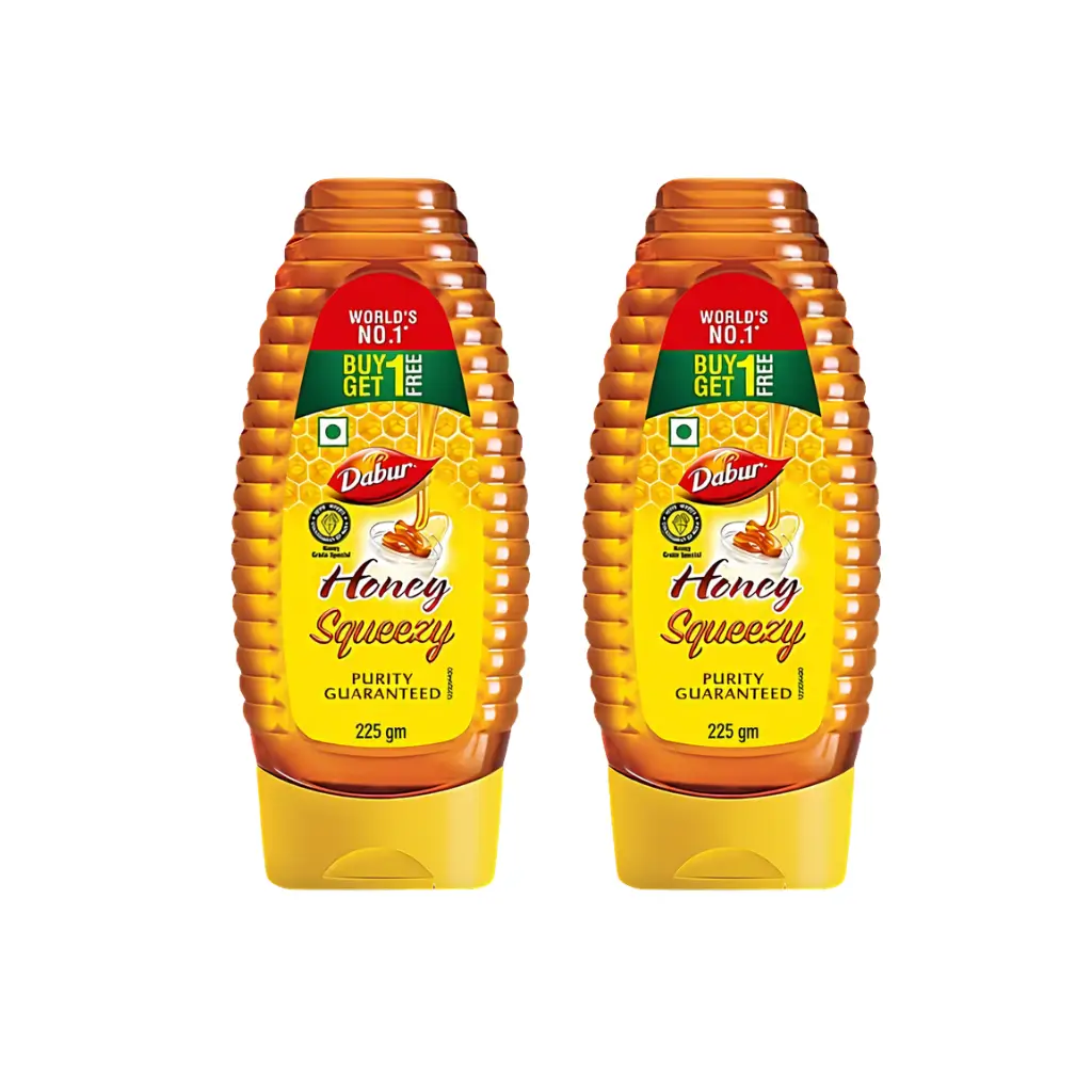 DABUR HONEY SQUEEZY 225 GM BUY 1 GET 1 FREE