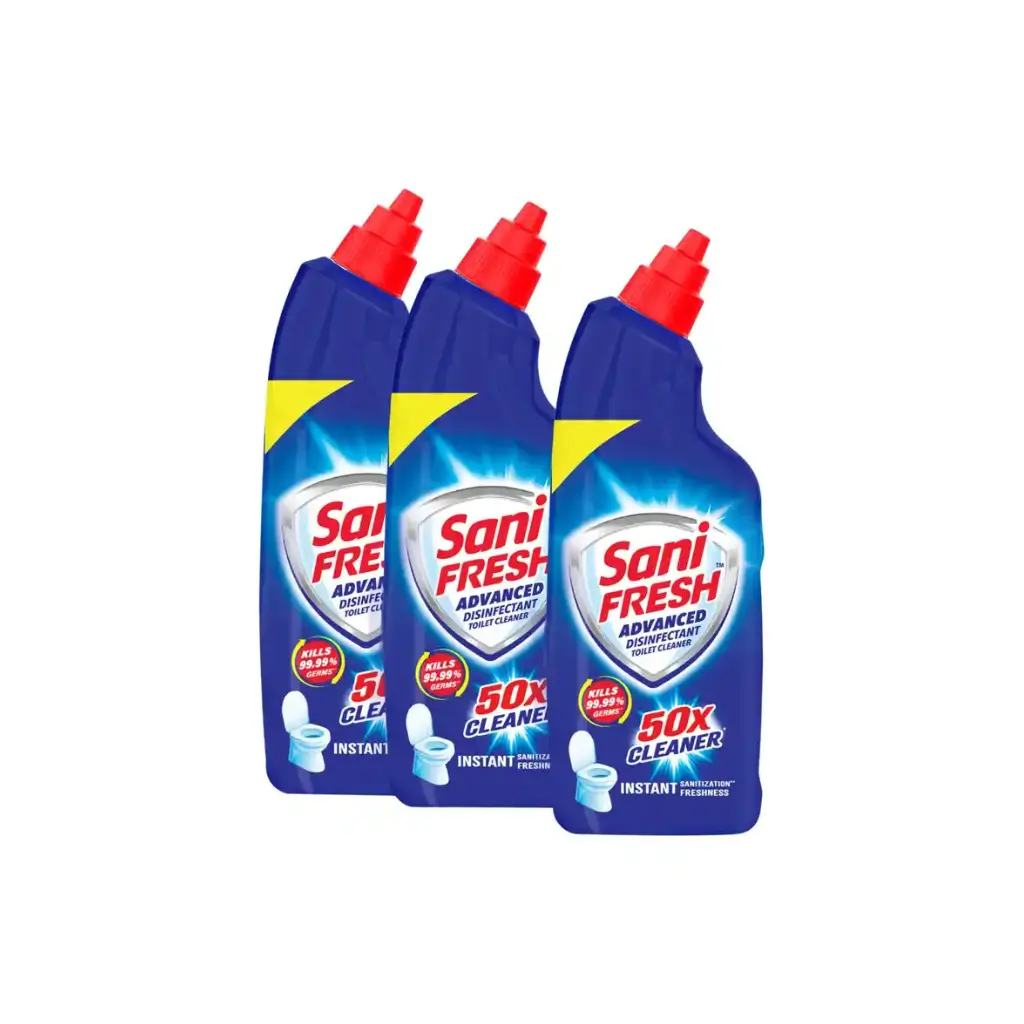 SANIFRESH ADVANCED DISINFECTANT TOILET 50X CLEANER 520 ML BUY 2 GET 1 FREE