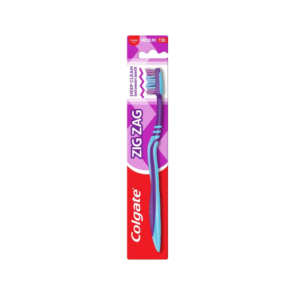 COLGATE ZIGZAG MEDIUM TOOTH BRUSH 1N