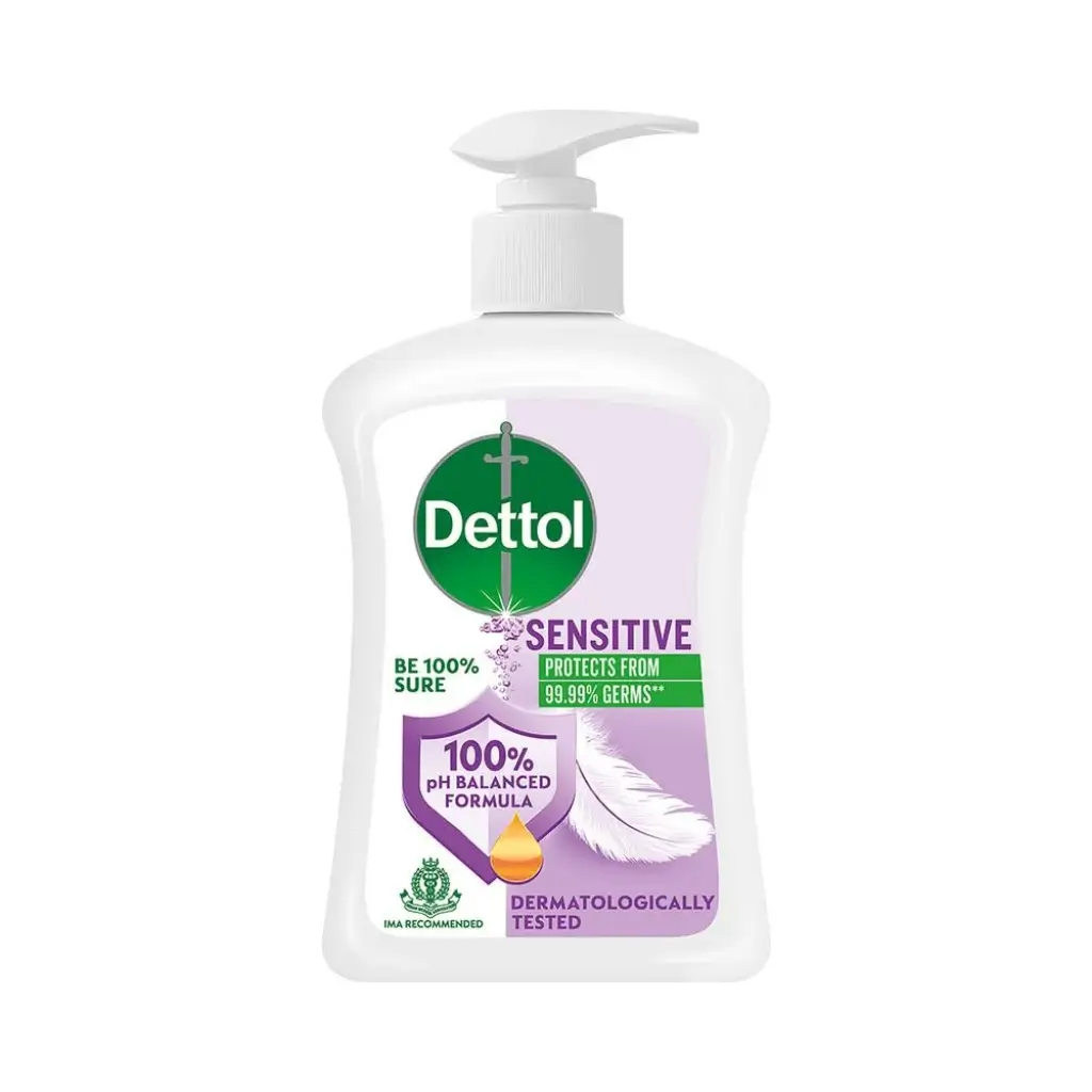 DETTOL SENSITIVE LIQUID HAND WASH 200 ML+175 ML FREE
