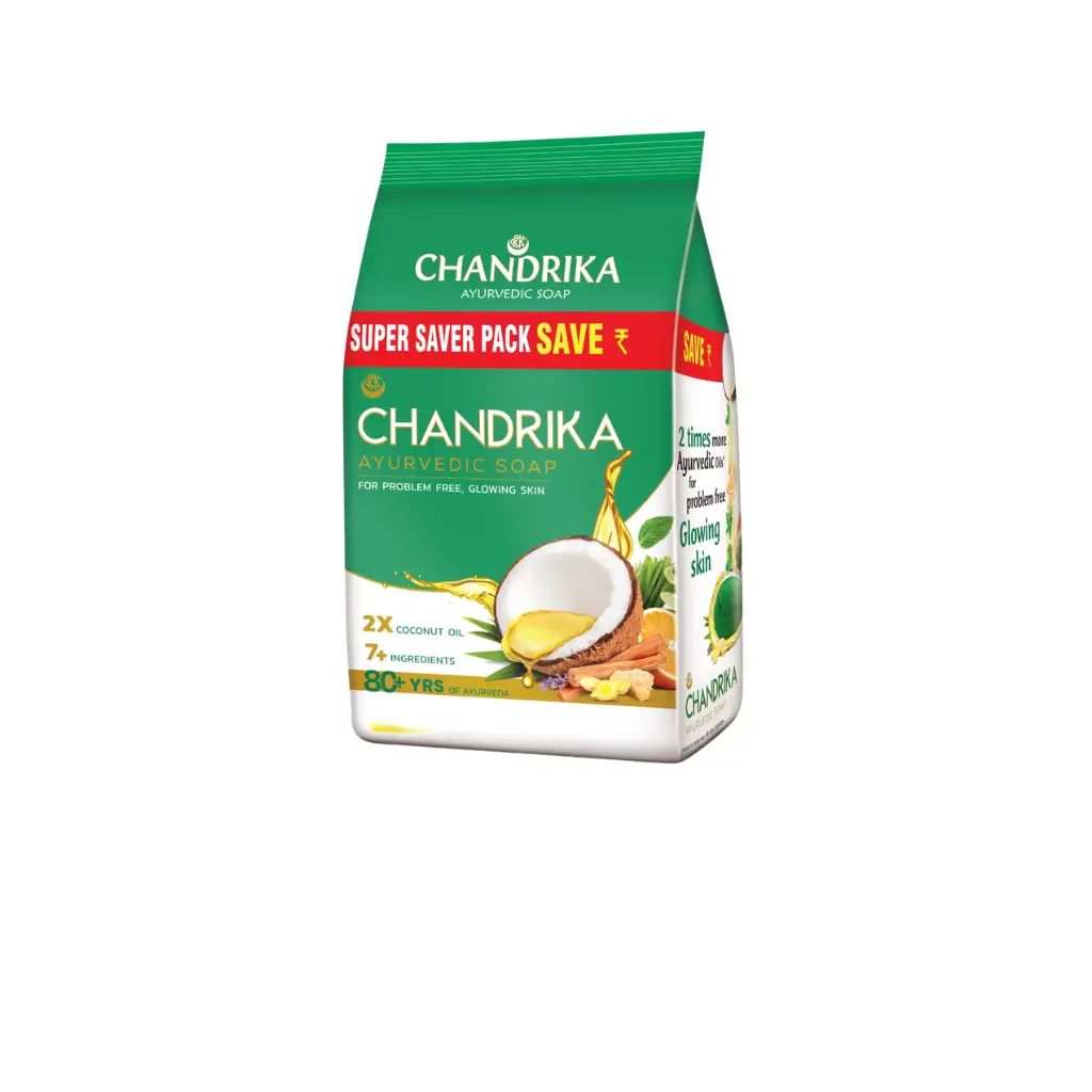 CHANDRIKA AYURVEDIC SOAP 2X COCONUT OIL 75 G