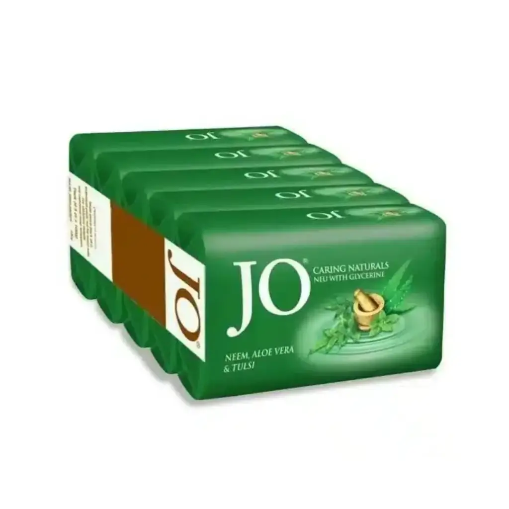 JO NEEM ALOE VERA & TULSI WITH GLYCERINE PACK OF 5 (5*100 G) 500 G