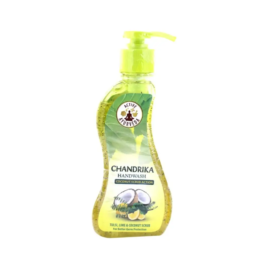 CHANDRIKA HANDWASH ORANGE PEEL IN COCONUT OIL 600 ML