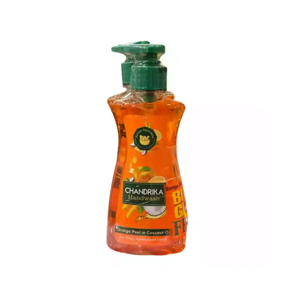 CHANDRIKA HANDWASH ORANGE PEEL IN COCONUT OIL BUY 1 GET 1(2*200 ML) 400 ML