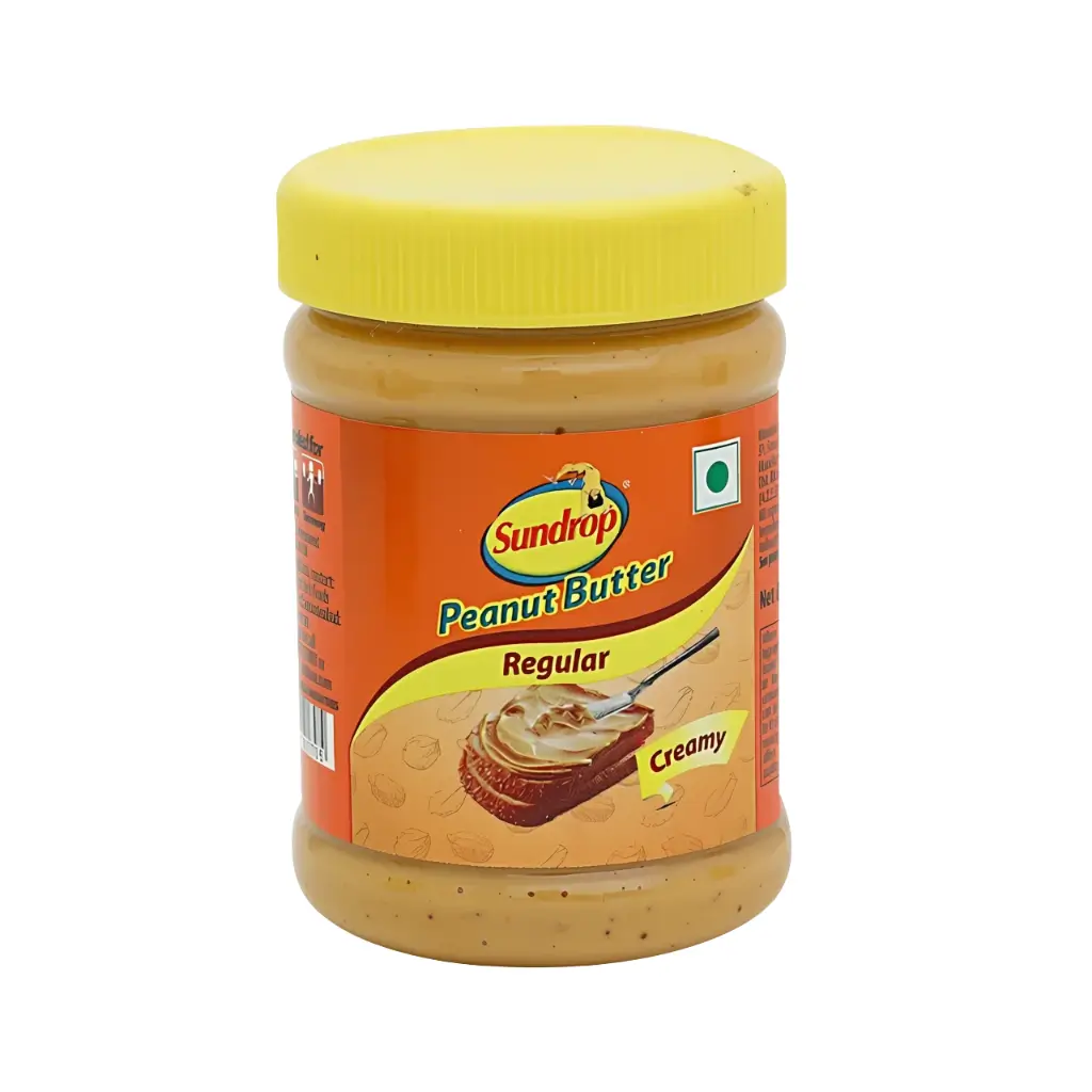 SUNDROP PEANUT BUTTER REGULAR CREAMY BOTTLE 200 GM
