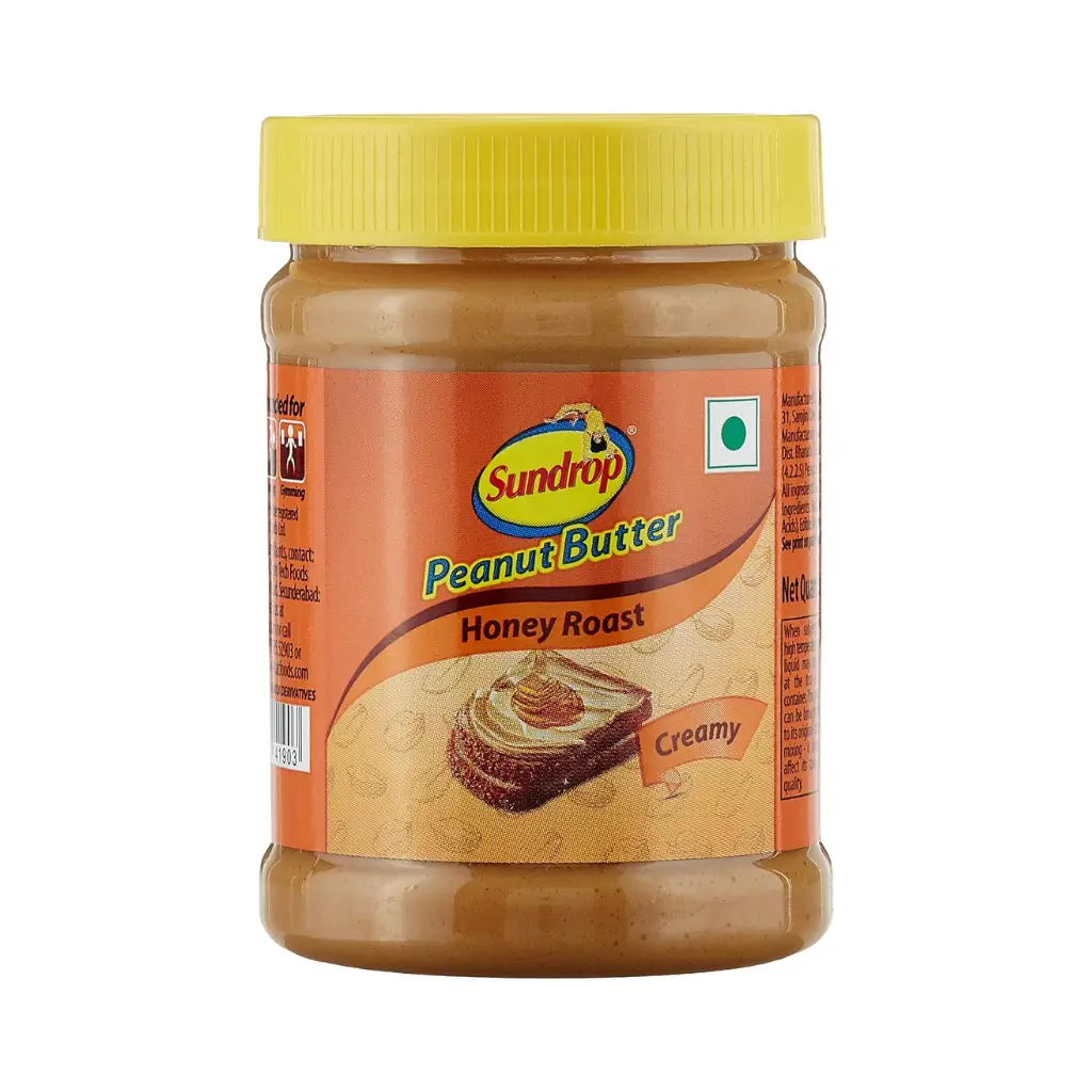 SUNDROP PEANUT BUTTER WITH HONEY CREAMY BOTTLE 200 GM