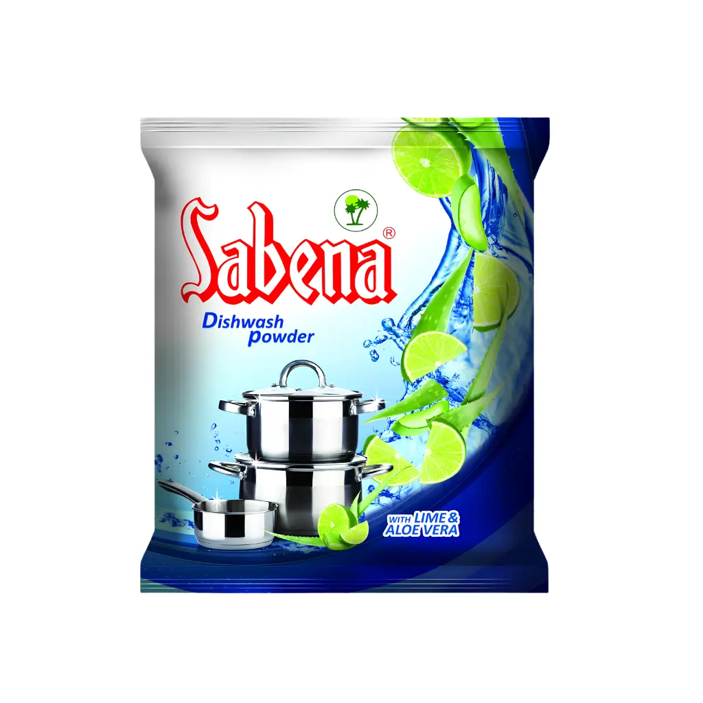 SABENA DISHWASH POWDER WITH LIME & ALOE VERA 900 G
