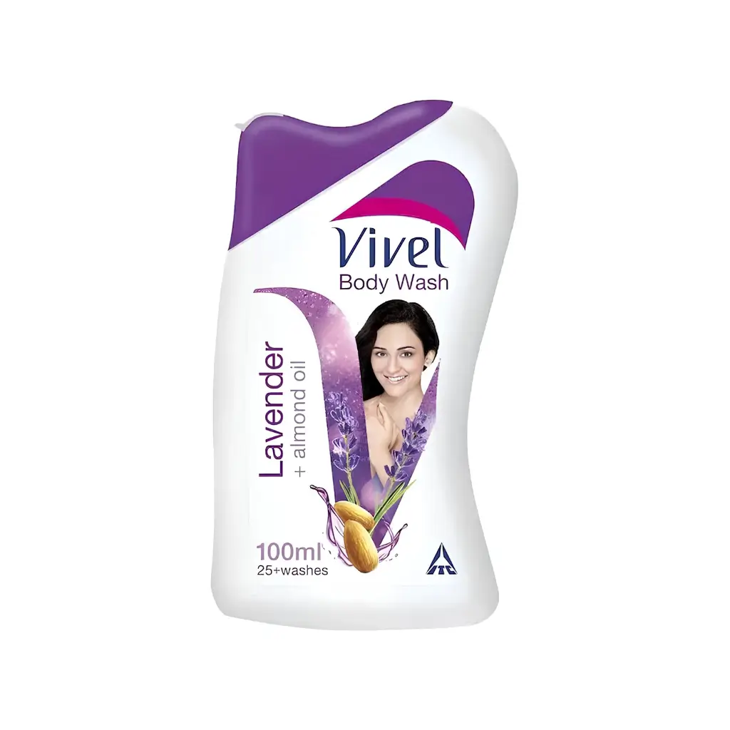 VIVEL LAVENDER + ALMOND OIL FRAGRANT BODYWASH 100 ML