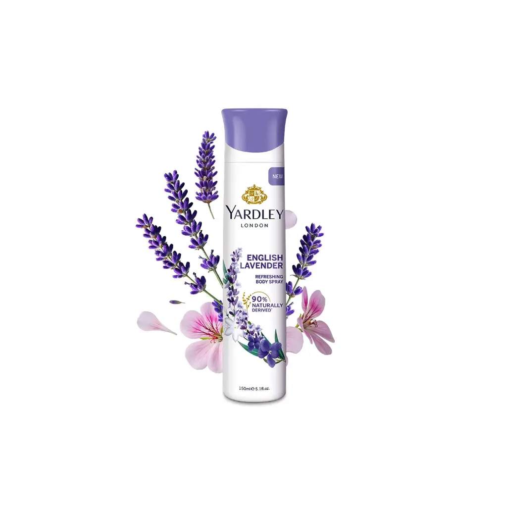 YARDLEY LONDON ENGLISH LAVENDER REFRESHING BODY SPRAY 150 ML + 75 ML