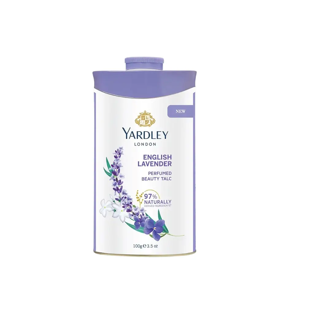 YARDLEY ENGLISH LAVENDER PERFUMED BEAUTY TALC 100 G