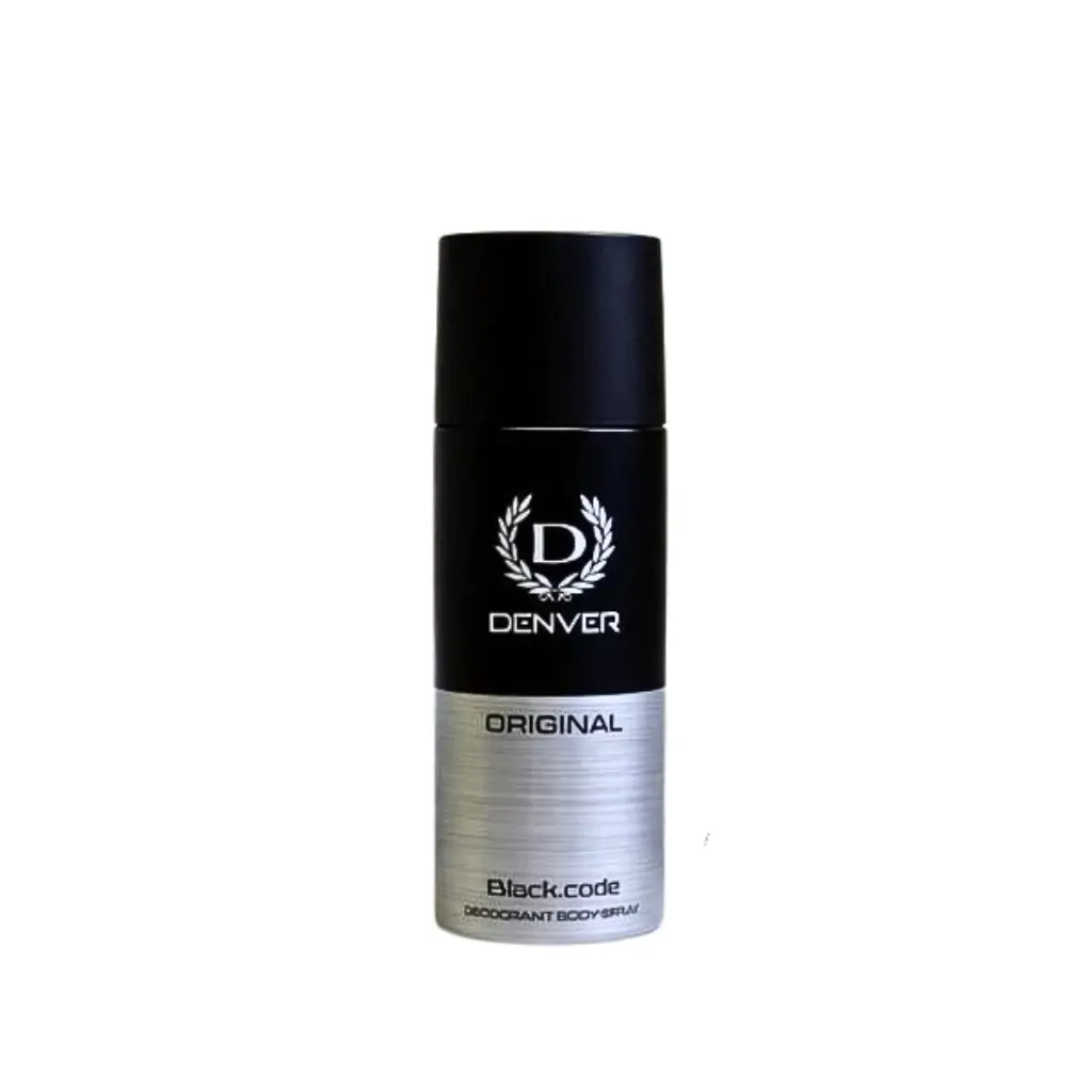 DENVER ORIGINAL BLACK CODE DEODORANT BODY SPRAY 150 ML