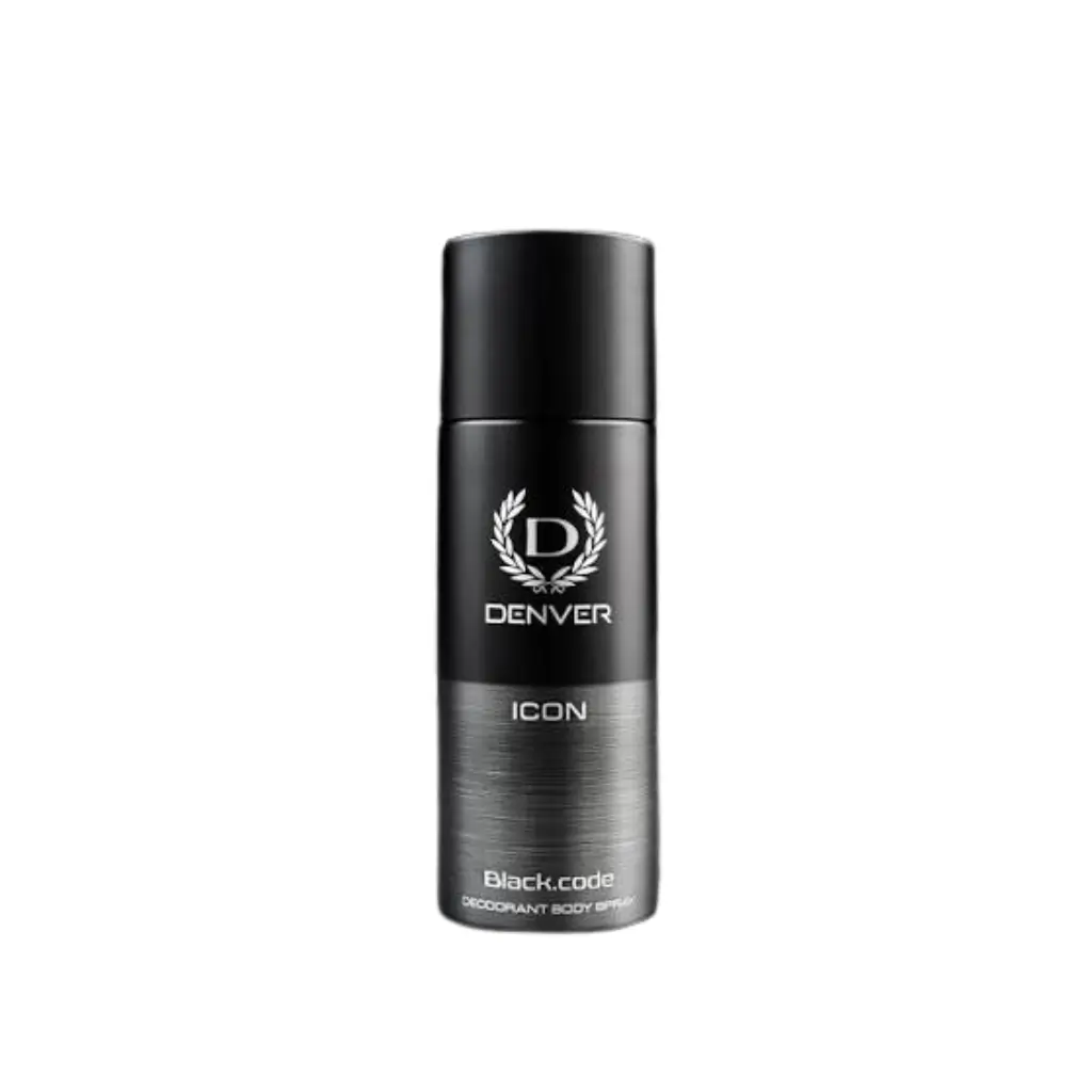 DENVER ICON BLACK CODE DEODORANT BODY SPRAY 150 ML