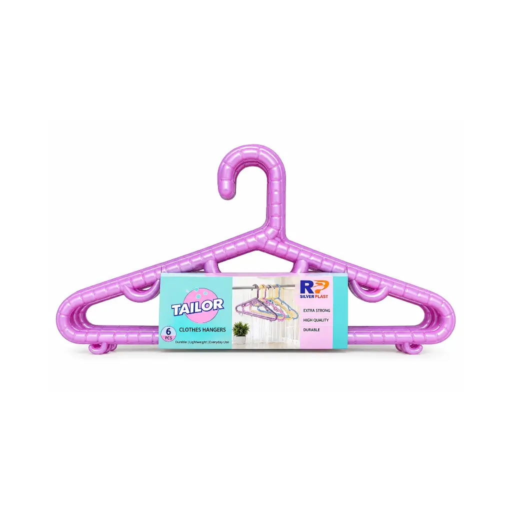 RIVER PLAST TAILOR CLOTHES HANGER 6 PIECES