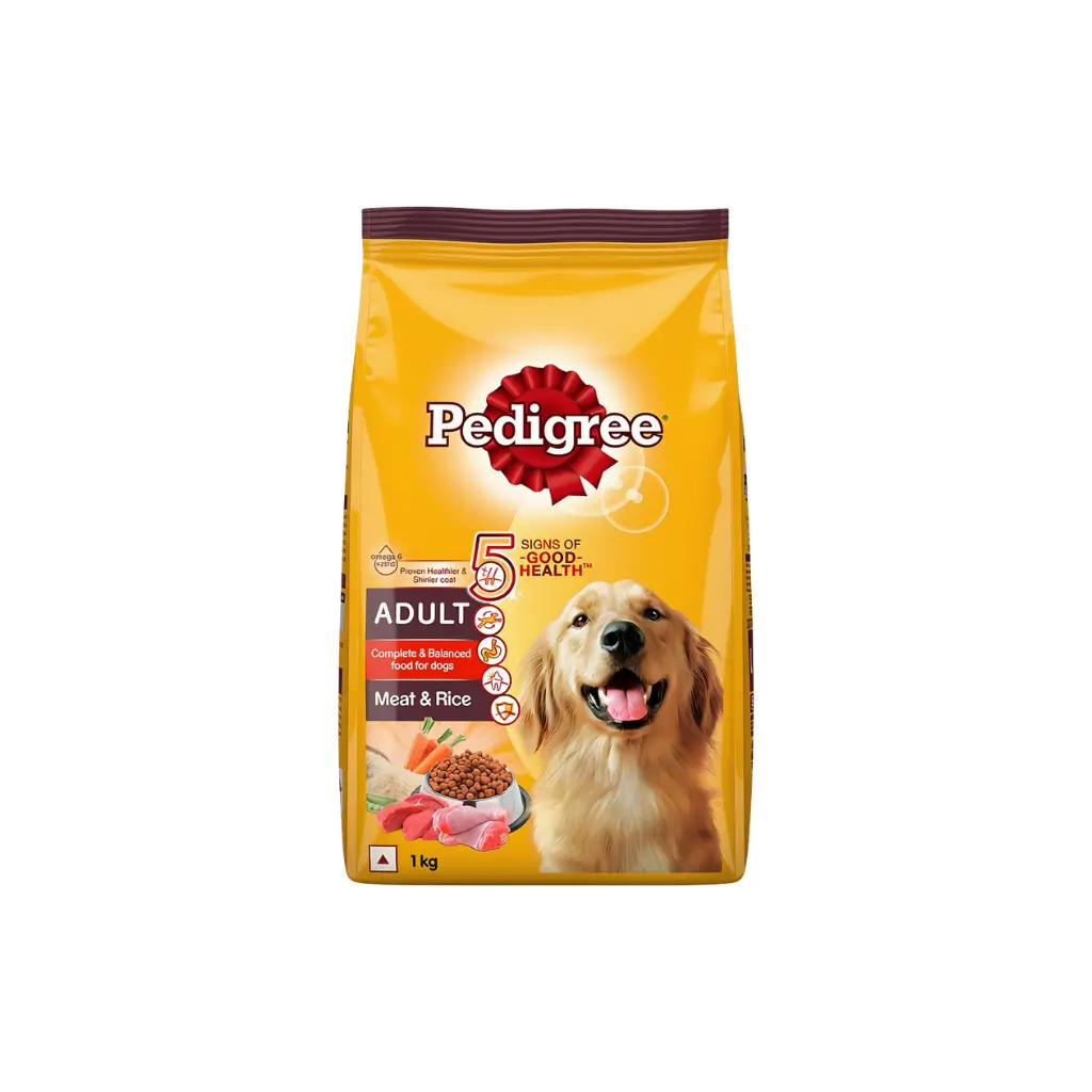 PEDIGREE ADULT MEAT & RICE 1 KG