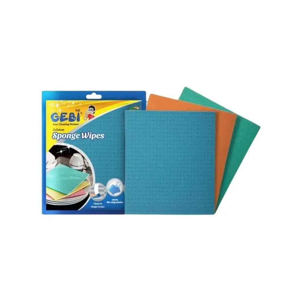 GEBI CELLULOSE SPONGE WIPES 3N