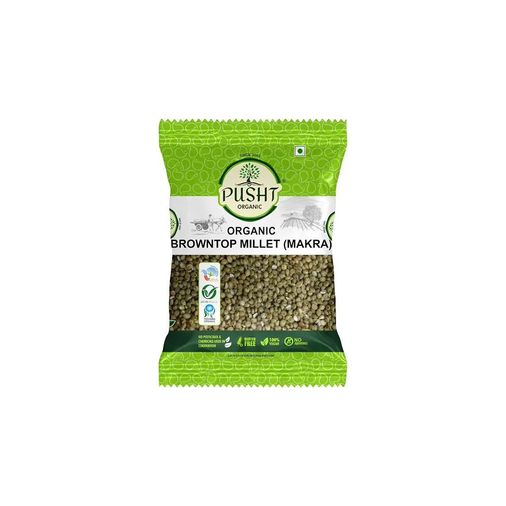 PUSHT ORGANIC BROWNTOP (MAKRA) MILLET 500 GM