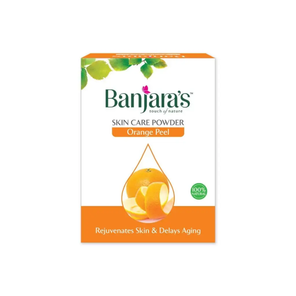 BANJARA S SKIN CARE POWDER ORANGE PEEL 100 GM
