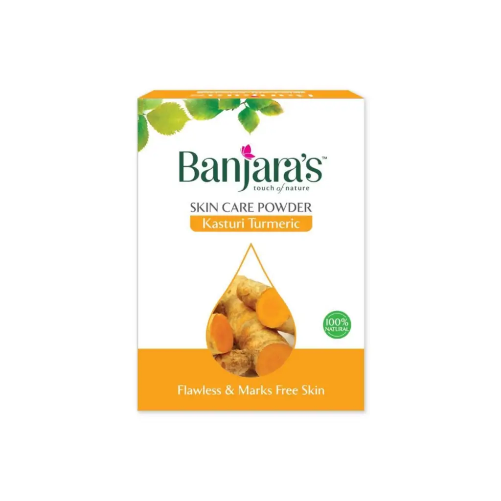 BANJARA S SKIN CARE POWDER KASTURI TURMERIC 100 GM