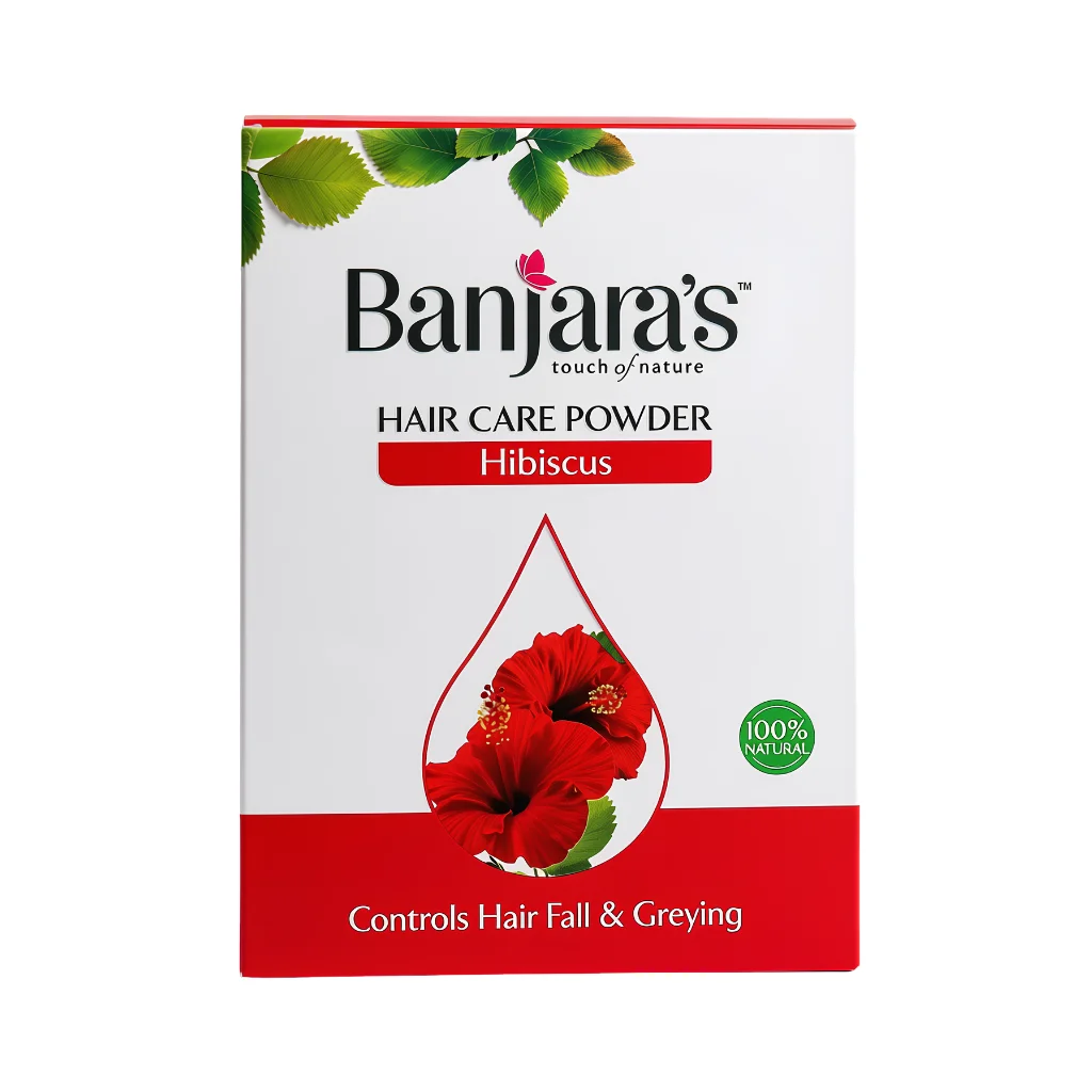 BANJARA S HIBISCUS HAIR CARE POWDER 100 GM