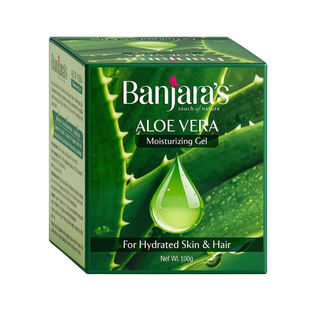 BANJARA S ALOE VERA MOISTURIZING GEL 100 GM