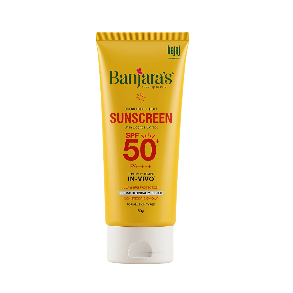 BANJARA S SUNSCREEN SPF 50+ PA++++ 50 GM