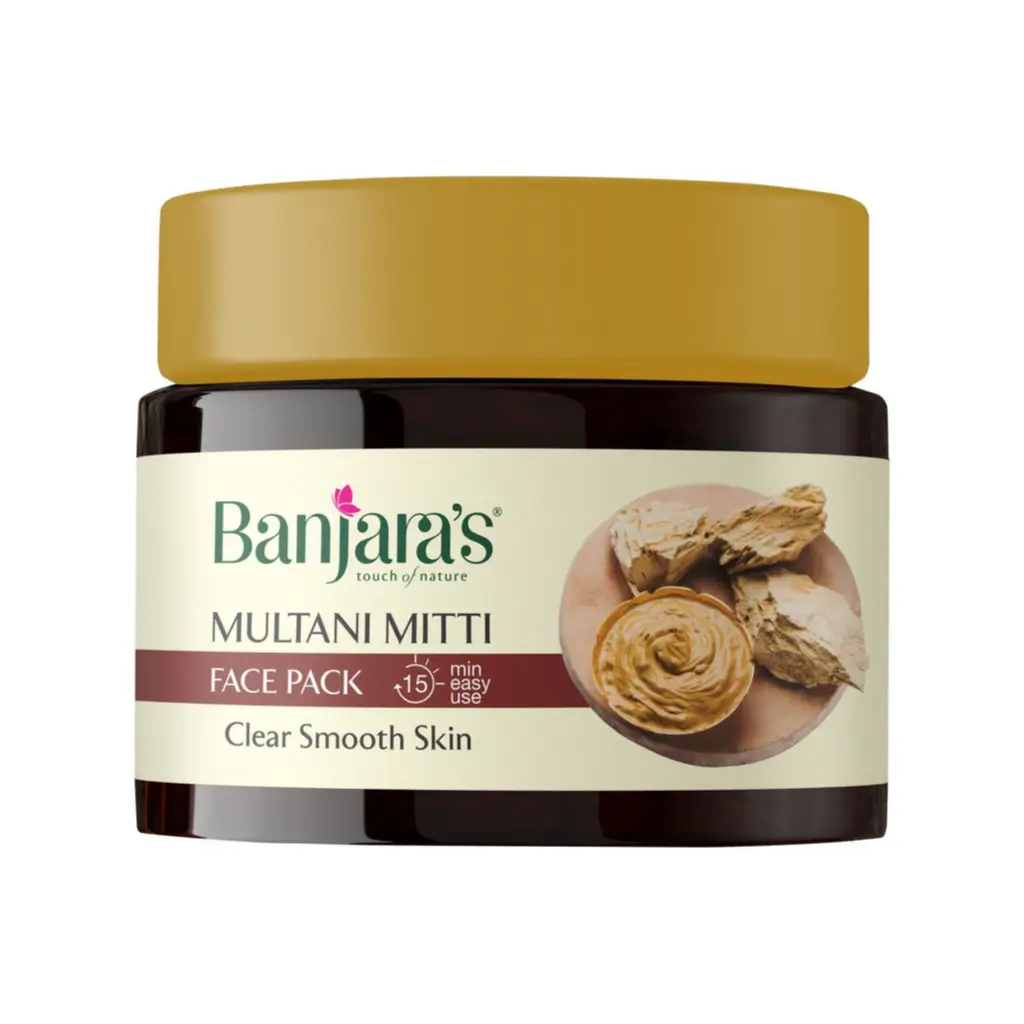 BANJARA S MULTANI MITTI FACE PACK JAR 100 GM