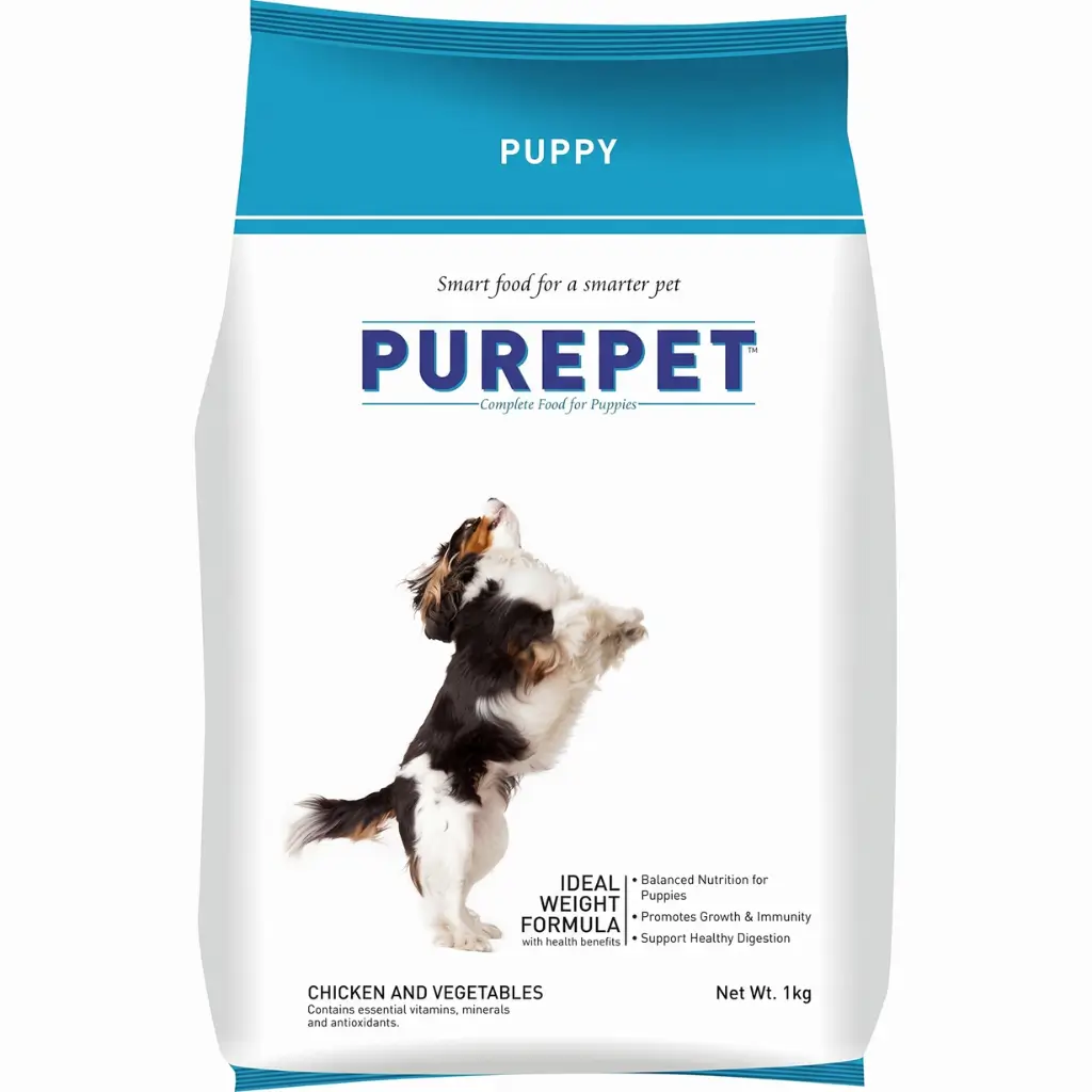 PUREPET PUPPY CHICKEN AND VEGETABLES 1 KG