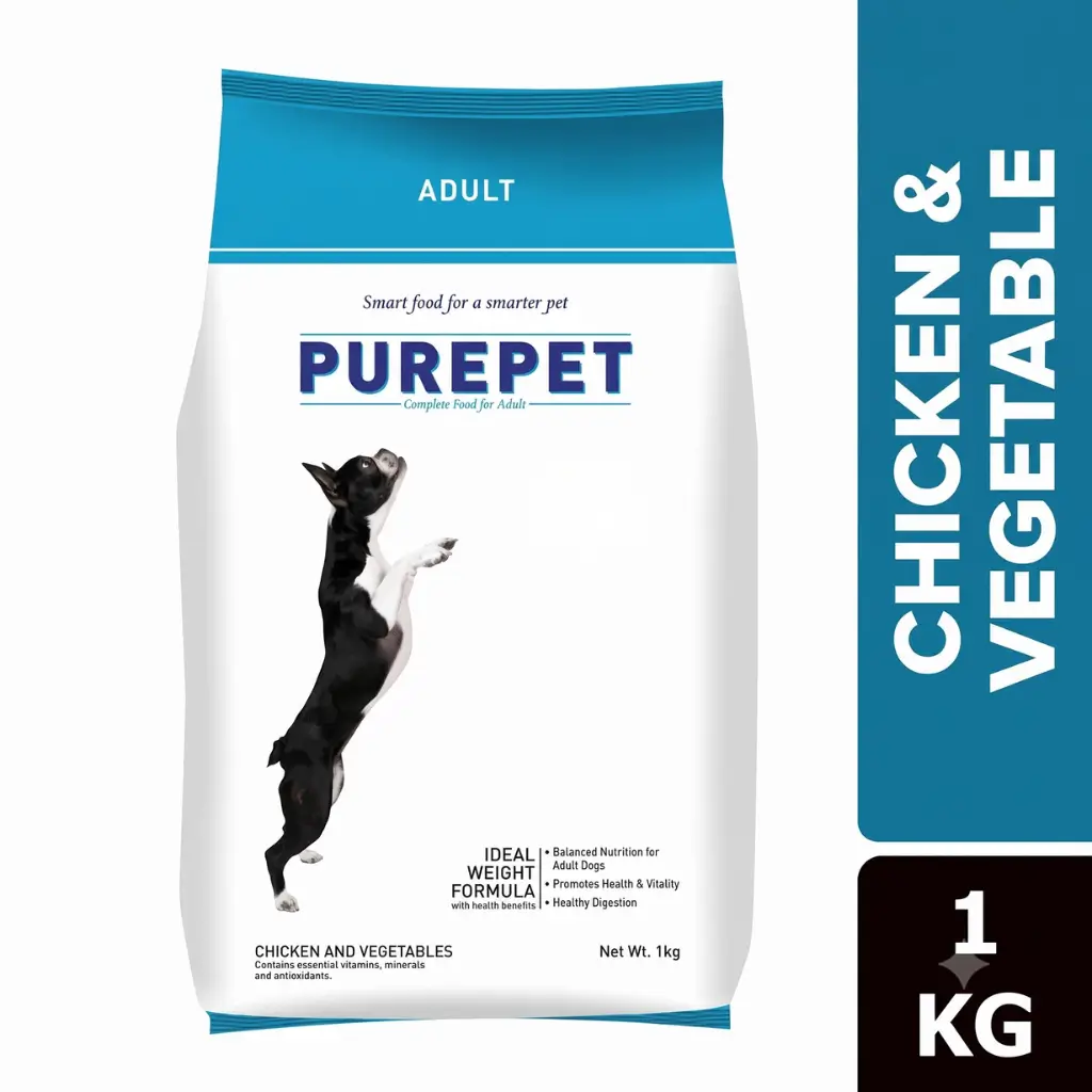 PUREPET ADULT CHICKEN AND VEGETABLES 1 KG