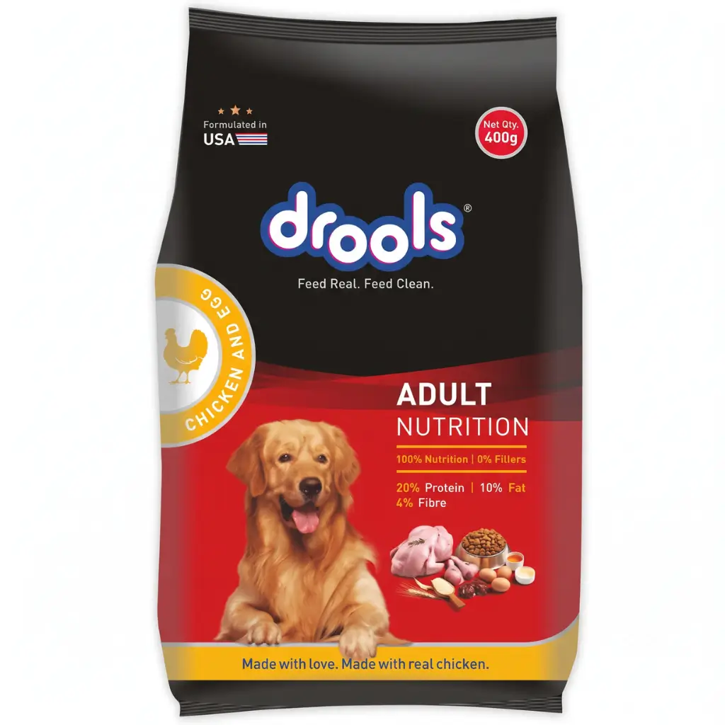 DROOLS ADULT NUTRITION CHICKEN AND EGG 400 G