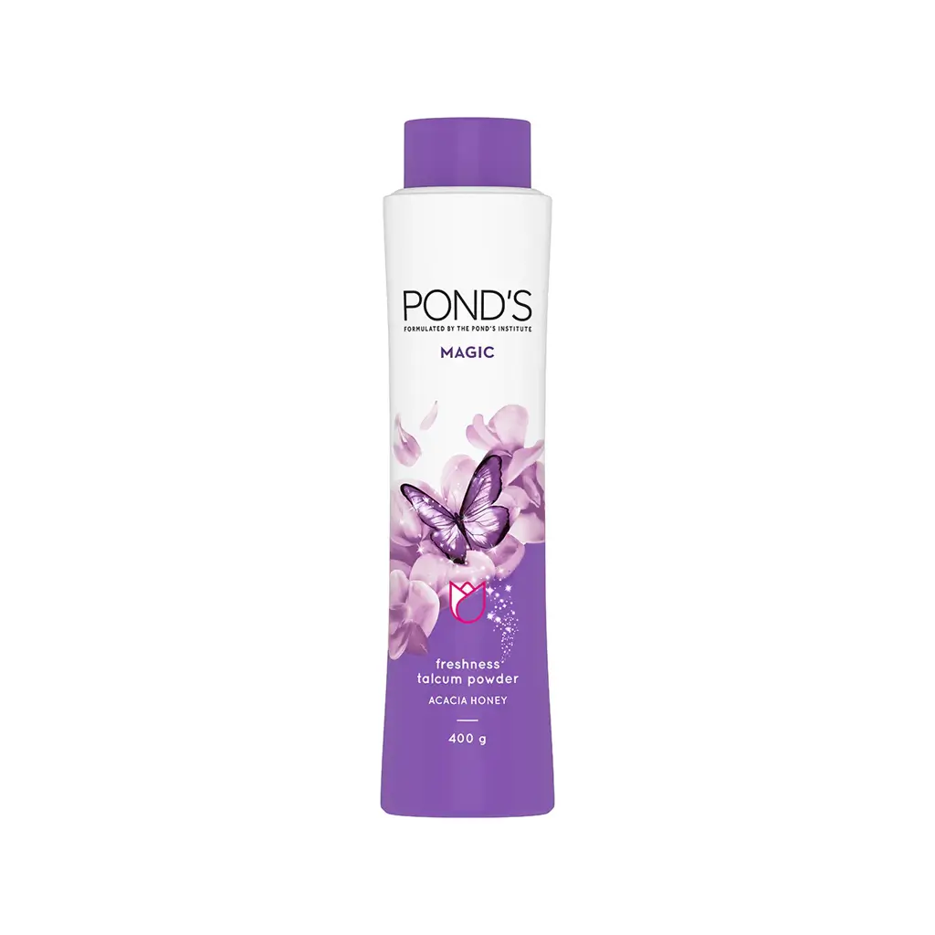 POND's Magic Natural Freshness Talc, 400gm For All Skin Types, White