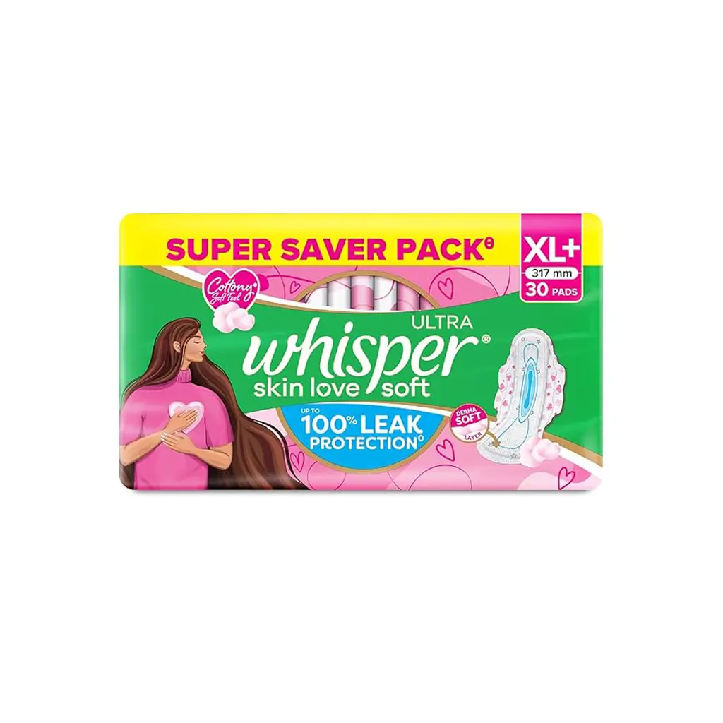 WHISPER ULTRA SOFT PINK XL+