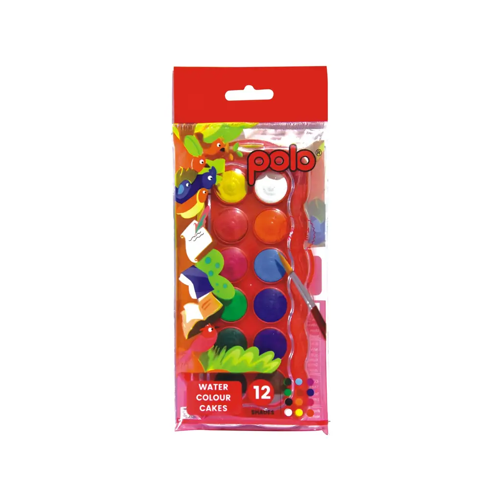 Polo Water Colour Cake 20Mm 12 Colours