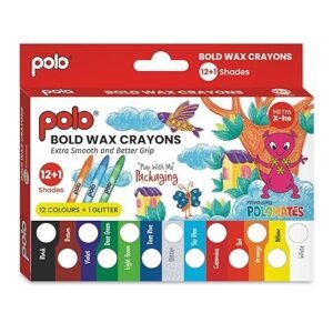 POLO WAX CRAYONS BOLD 12