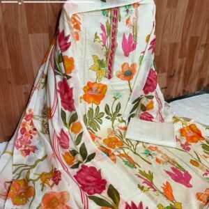 JACURD SILK CHURIDAR UN STITCHED MATERIAL