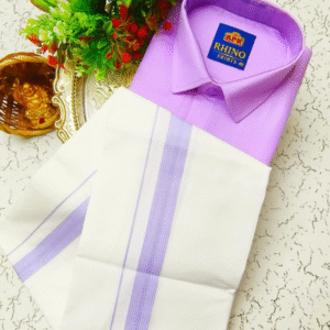 SHIRT AND DHOTI COMBO ( Full Sleeve )